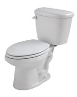 GSE20112 GERBER MAXWELL WHITE 12" ROUGH ELONGATED TOILET COMBO from GERBRFI