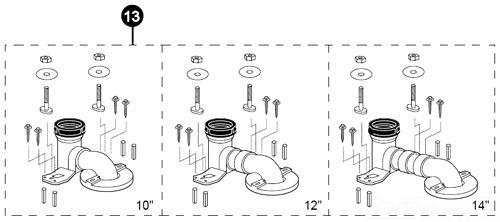 TSU01W.10R TOT TSU01W.10R 10in UNIFIT TRAPWAY FOR MS874S,MS884,MS904 from T