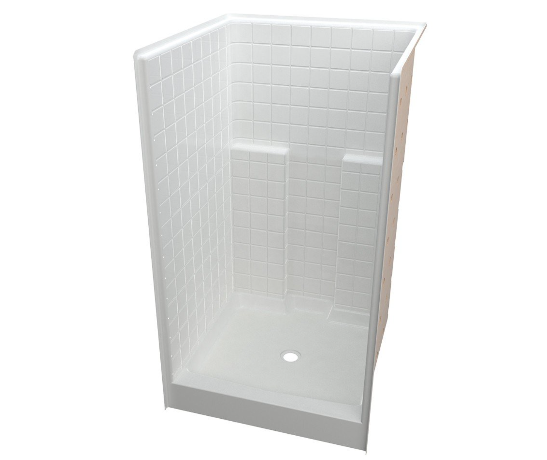 1004207                        FIBERCARE ES42-42 42x72 TILE SHOWER STALL fr