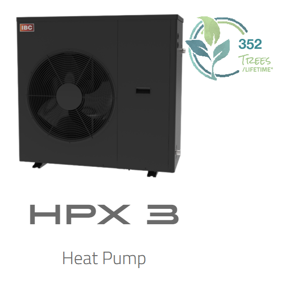 1028791                        IBC HPX3 3 TON - AIR TO WATER HEAT PUMP from