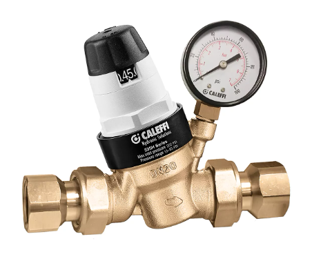 1031049                        CALEFFI 535391HA 2in FNPT PRV W/GAUGE DBL UN