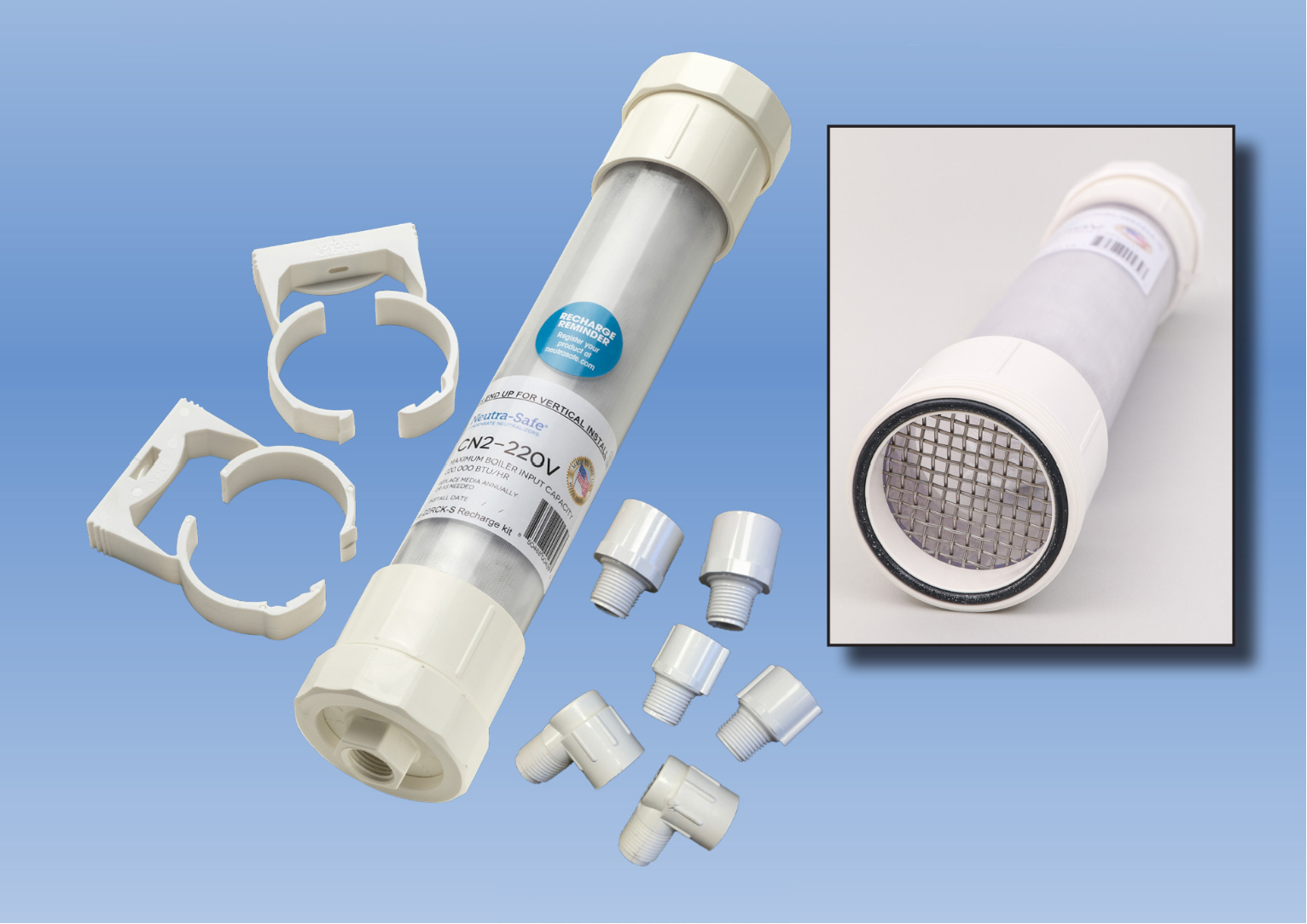 1023602                        NEUTRASAFE CN2-220V CONDENSATE NEUTRALIZER 2