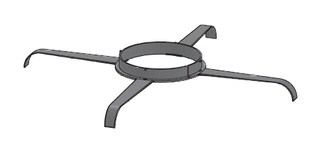 1047138                        ECCO 190446 4PPFS 4 PP SPACING BRACKET FLEX