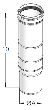 1046752                        ECCO 190322 3PPADJ 3 PP ADJUSTABLE PIPE from