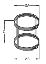1047164                        ECCO 190218 2PPAC 2 PP ADAPTER CLAMP SINGLE