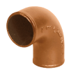 HPNH4 CHAR HP-NH-4 4 HP EDGE 1/4 BEND EPOXY NO HUB (VENT) from HPEDGE