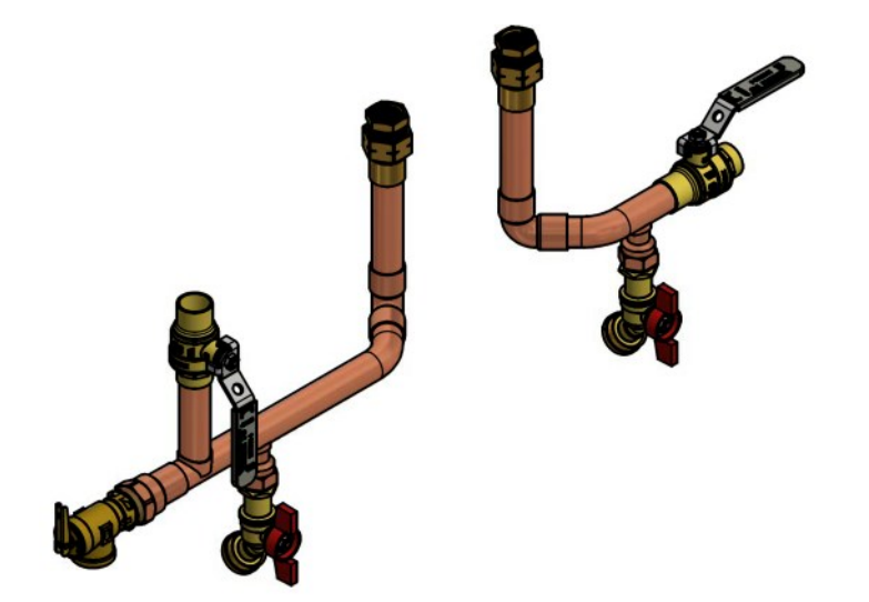 1078379                        IBC 190-307 EZ PIPE DHW PIPING MANIFOLD FOR