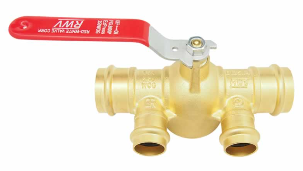 1075004                        RWV 8000P 1-1/4x1 CLOSELY SPACED TEE VALVE E
