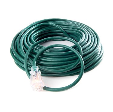 5412                           V-10157 EXTENSION CORD 50ft 16/3 GREEN WITH