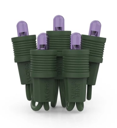 556173                         V-10762 SUPER MINI LED PURPLE 50 LIGHT SET G