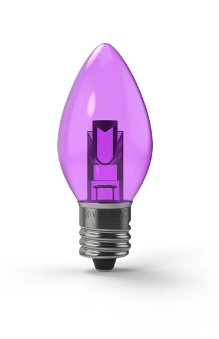 650125                         V-11232 C7/E12 SMD PROJECTION PURPLE TRANS L