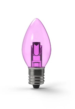 650133                         V-20541 C7/E12 SMD PROJECTION PINK TRANSPARE