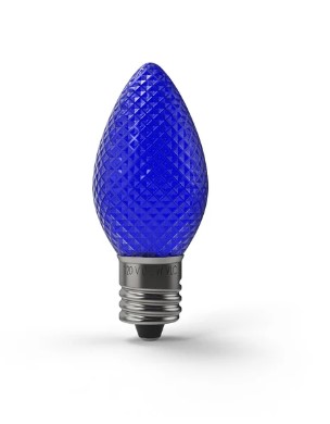 650646                         V-11164 C7/E12 SMD FACETED BLUE LED BULB SOL