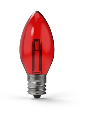671694                         V-20554 C9/E17 SMD PROJ RED TRANSPARENT LED
