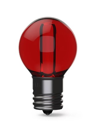 605875                         V-11118 G30 TRANSPARENT RED SMD LED E12 BULB