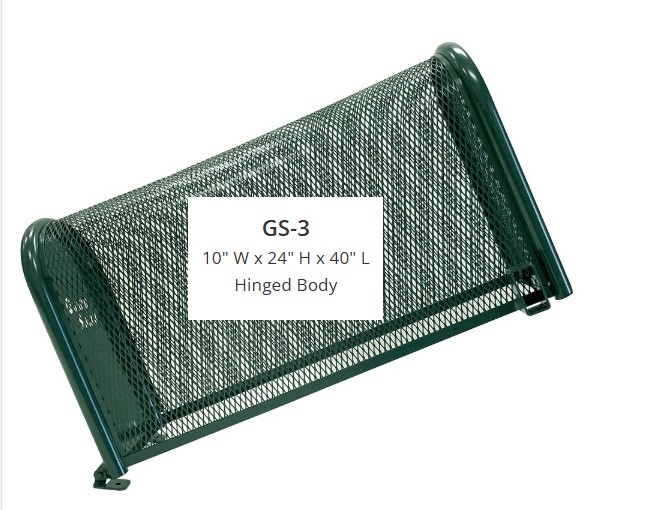 491812                         GUARDSHACK GSE GS-3 ENCLOSURE GREEN HINGED W