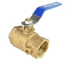 112-850T WIL 1-1/2 850T BRS BV W/TAP NP THRD - BALL VALVE --- NON POTABLE B