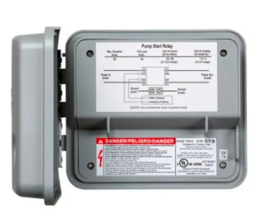 351613                         HUN PSR-52 PUMP START RELAY 120VAC MAX 5HP /