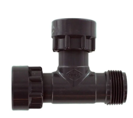 301-010 DURA 301-010 SINGLE MANIFOLD TEE 1 SWIVELxMIPTxSWIVEL W/ 021 O-RING