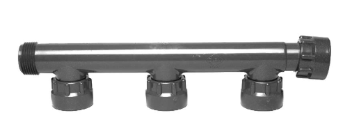 301-010-3 DURA 301-010-3 TRIPLE MANIFOLD TEE 1 SWIVELxMIPTx3 SWIVEL W/021 O