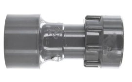 329-011 DURA 329-011 1 MANIFOLD ADAPTER 1 SLIPxSWIVEL W/021 O-RING GRAY PVC