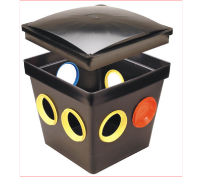 60257                          TUFTITE 7HD2 7-HOLE DIST BOX WITH 16X16 LID