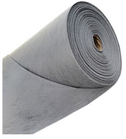 3464                           GREY WEED FABRIC 4x300 3.4OZ POLYSPUN 6100.2