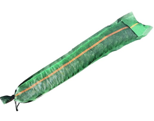 52782                          11in x 4ft GREEN GRAVEL SNAKE BAG 6in WHEN F