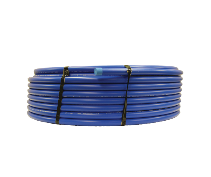 10677                          3/4x100 IPS 250# BLUE PE PIPE POLY HDPE SDR7