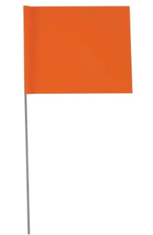 9734                           P458W ORANGE SPRINKLER FLAG from SPRFLAG