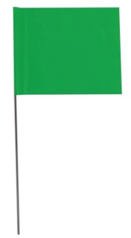 9752                           P458W GREEN SPRINKLER FLAG from SPRFLAG