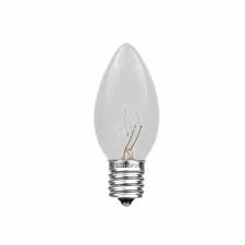 4096                           V-10140 C7/E12 INCANDESCENT CLEAR 7W TRANSPA