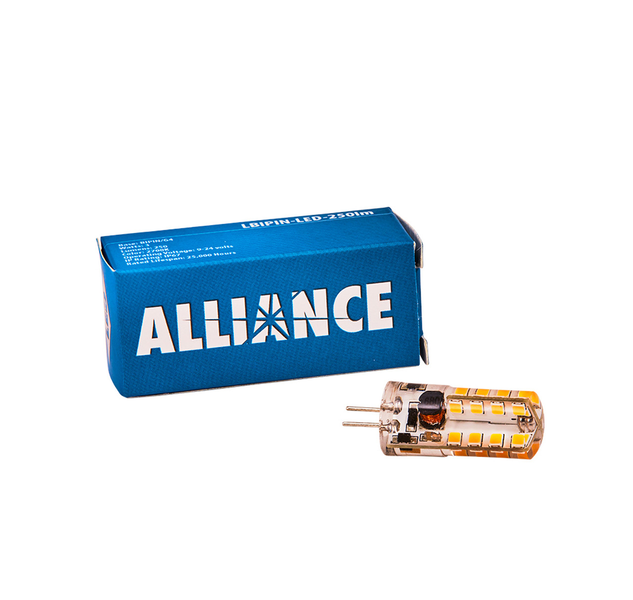 998899                         AL E-LBIPIN-LED-250LM BIPIN G4 LED LAMP 250