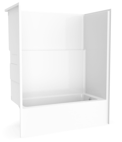 1037690                        MAAX ICON TS6032-L NON-AFR WHT SMOOTH TUB/SH