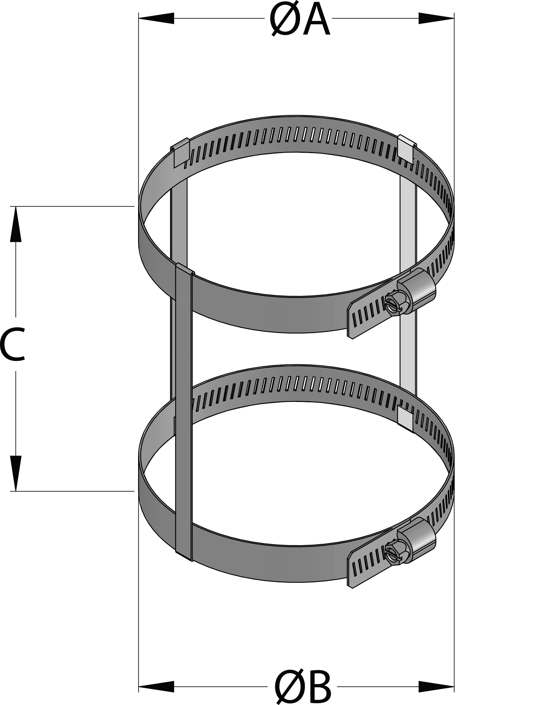 1047169                        ECCO 190418 4PPAC 4 PP ADAPTER CLAMP SINGLE