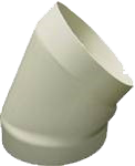 213793                         BMAX L125P 12 PVC HEAT&AIR 45DEG ELBOW WHITE