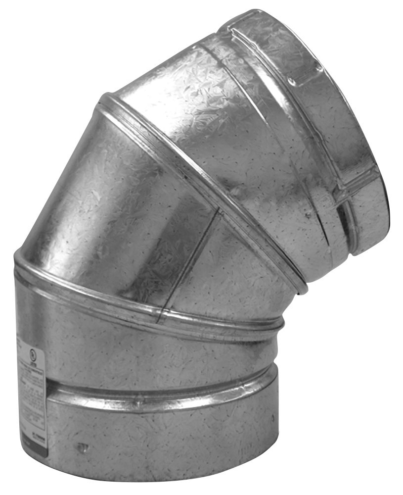 1054334                        ECCO 210613 645EL 6X45 DOUBLE WALL ELBOW fro