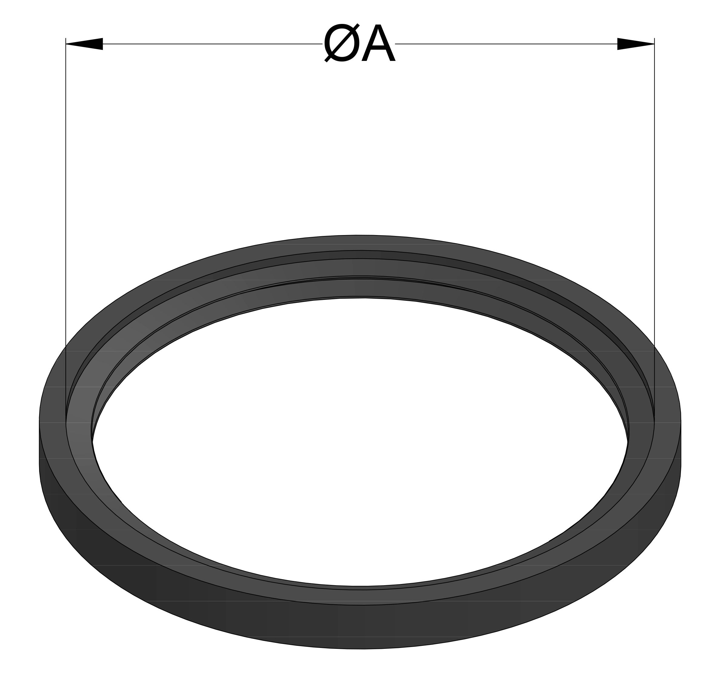 1054943                        ECCO 190330 3PPGR 3 RIGID GASKET - EPDM from