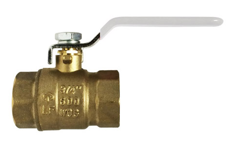 101-028NL 2 BRASS THREADED BALL VALVE FULL PORT from MIDLAND