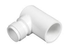 510-007 DURA 510-007 3/4MHTxSLIP HOSE ELBOW 3/4 MHT x 3/4 SLIP WHITE PVC FT