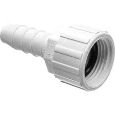 500-005 DURA 500-005 3/4FHSx1/2INS HOSE FTG 3/4 FHT SWIVEL x 1/2 INSERT WHT