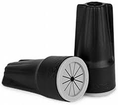 2456                           KING 61241 BLK/GRY WIRE NUT 100/CAN OUTDOOR/