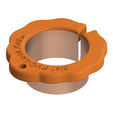 491124                         HR PVCL-RTL-075 3/4 PVC-LOCK ORANGE RELEASE