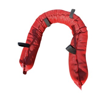 1082268                        6FT RED KRUSH RUBBER WATTLE from FABRFENC