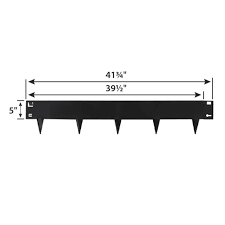 798424                         CL 63884PK 1/4x5x16' PUNCHED  BLACK STEEL ED