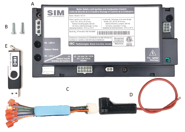 1001199                        IBC P-270B SIM KIT (SL SERIES) SAFETY IGNITI