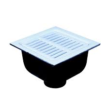 8185102 WATTS FS734-22 4NH CI FLOOR SINK L/GRATE 12x12x6 PORCELEAN ENAMEL C