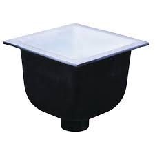 8185107 WATTS FS742-22 2NH CI FLOOR SINK L/GRATE 12x12x8 PORCELAIN ENAMEL C