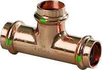 94757 VIEGA 94757 1-1/4x1/2 TEE COPPER PROPRESS from PROPRESS