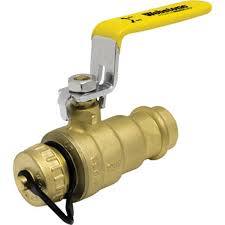H-80312W WEBSTONE 80312W 1/2 LF FP BRS BALL VALVE PRS x HOSE w/CAP from WEB